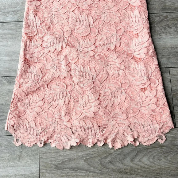 BB Dakota Rene Deep V Neck Lace Shift Dress - Picture 8 of 13